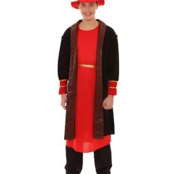 HPO Adult Men's Painter Artitst Costume | Red Cosplay Costume