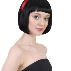 BC Cosplay Princess Snow Wig | Black Character Cosplay Halloween Wig | Premium Breathable Capless Cap 23 BC Cosplay Princess Snow Wig | Black Character Cosplay Halloween Wig | Premium Breathable Capless Cap