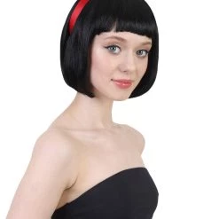 BC Cosplay Princess Snow Wig | Black Character Cosplay Halloween Wig | Premium Breathable Capless Cap 32 BC Cosplay Princess Snow Wig | Black Character Cosplay Halloween Wig | Premium Breathable Capless Cap