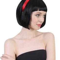 BC Cosplay Princess Snow Wig | Black Character Cosplay Halloween Wig | Premium Breathable Capless Cap 22 BC Cosplay Princess Snow Wig | Black Character Cosplay Halloween Wig | Premium Breathable Capless Cap