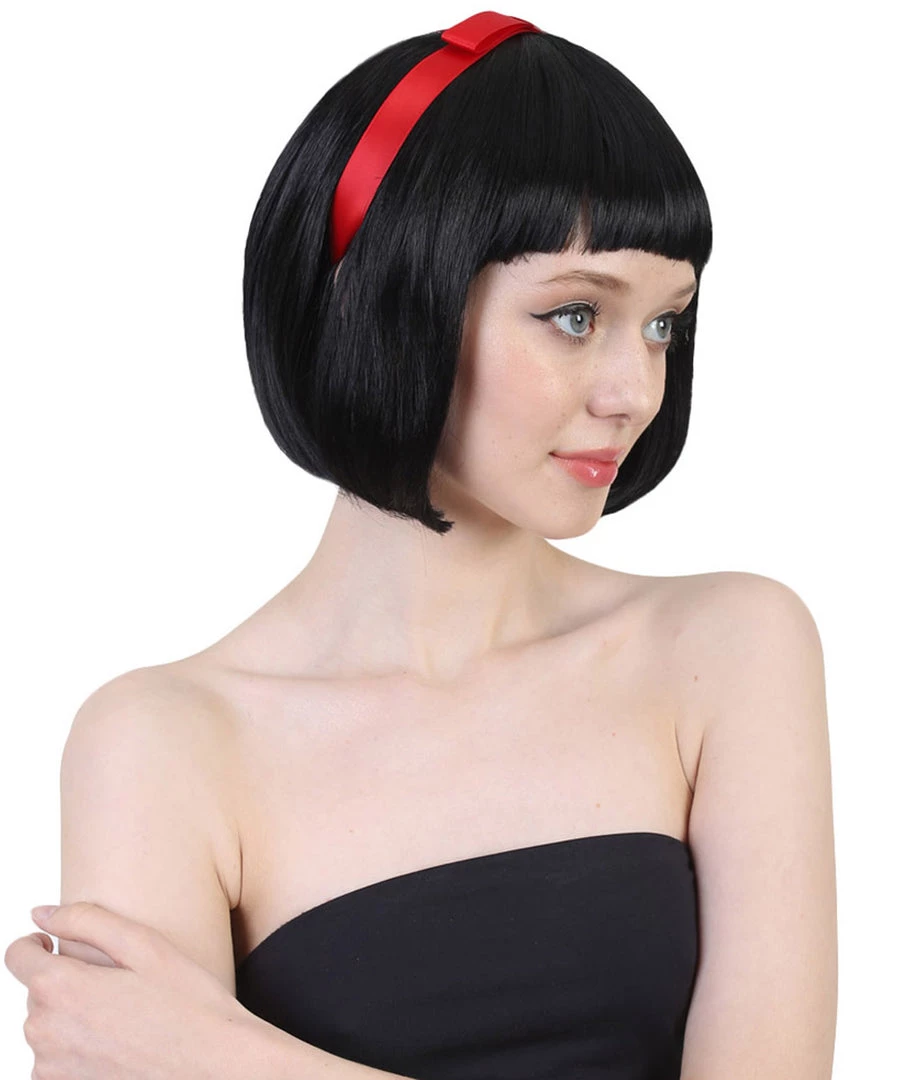 BC Cosplay Princess Snow Wig | Black Character Cosplay Halloween Wig | Premium Breathable Capless Cap 5 BC Cosplay Princess Snow Wig | Black Character Cosplay Halloween Wig | Premium Breathable Capless Cap