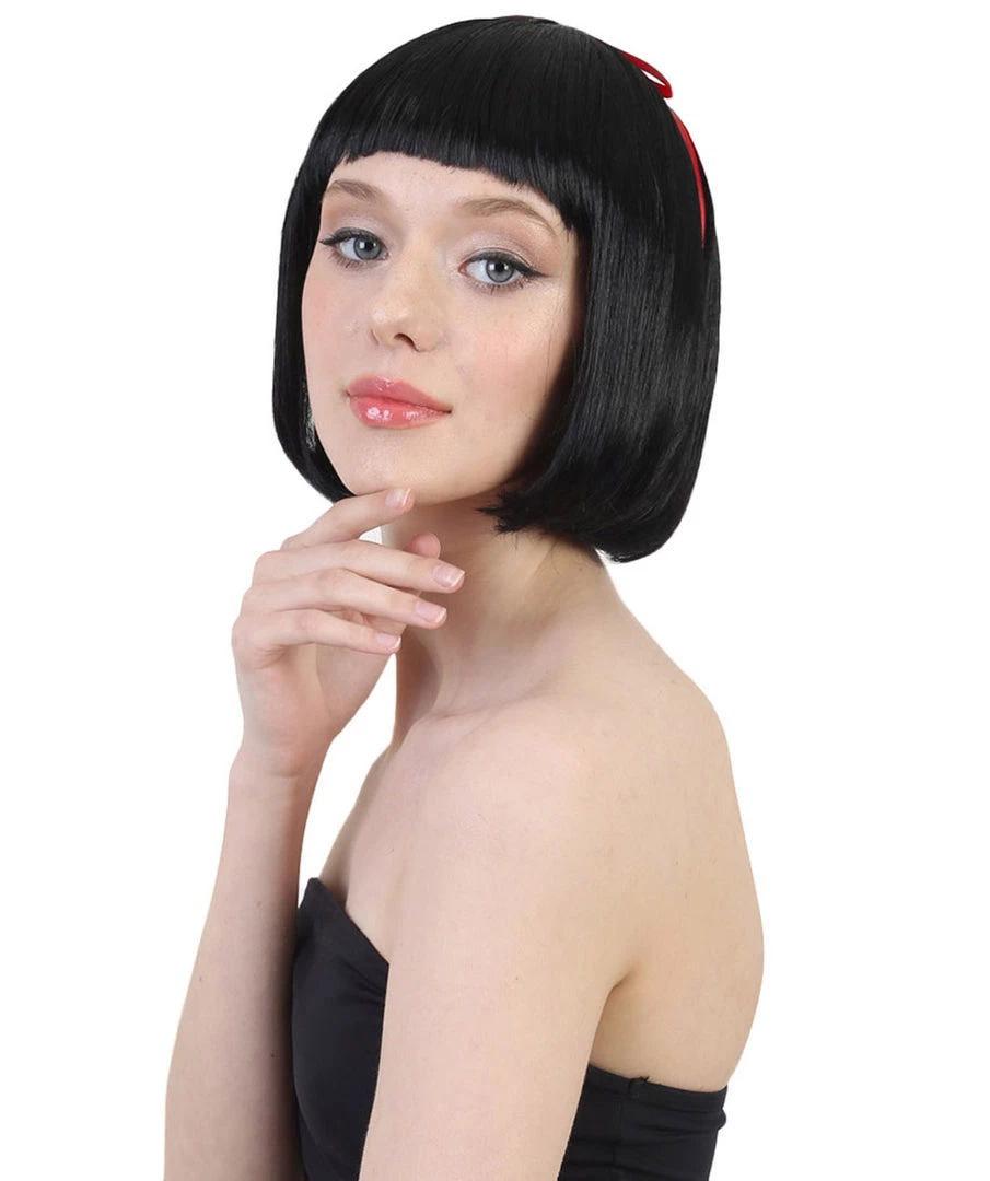 BC Cosplay Princess Snow Wig | Black Character Cosplay Halloween Wig | Premium Breathable Capless Cap 3 BC Cosplay Princess Snow Wig | Black Character Cosplay Halloween Wig | Premium Breathable Capless Cap