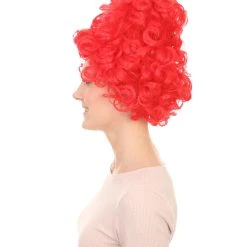 HPO Women's Red Curly Queen Womens Wig | All Back Super Size Cosplay Wig | Premium Breathable Capless Cap 11 HPO Women's Red Curly Queen Womens Wig | All Back Super Size Cosplay Wig | Premium Breathable Capless Cap