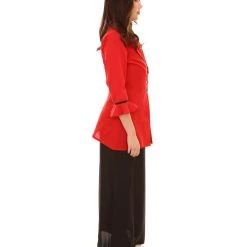 HPO Adult Women's Vampire Costume | Black & Red Halloween Costume