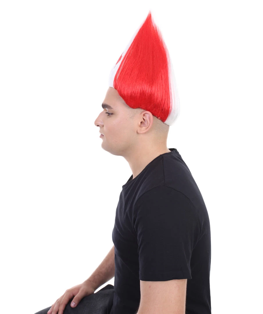 FLAGWIGS Men's Flag Troll Wig Collection | Canada Flag Wig | Premium Breathable Capless Cap 3 FLAGWIGS Men's Flag Troll Wig Collection | Canada Flag Wig | Premium Breathable Capless Cap