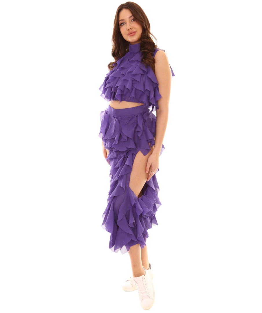 HPO Adult Women's Kylie Sexy Party Dress | Blue Celebrity Cosplay Costume 2 HPO Adult Women's Kylie Sexy Party Dress | Blue Celebrity Cosplay Costume