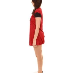 HPO Adult Women's Ghost Dress Costume | Red Halloween Costume