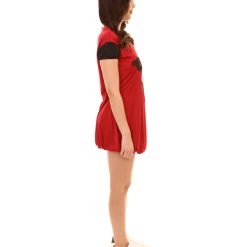 HPO Adult Women's Ghost Dress Costume | Red Halloween Costume