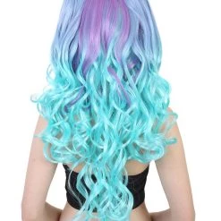 HPO Men's Allure Wavy Purple Blue Womens Wig | Cosplay Halloween Wig | Premium Breathable Capless Cap 14 HPO Men's Allure Wavy Purple Blue Womens Wig | Cosplay Halloween Wig | Premium Breathable Capless Cap