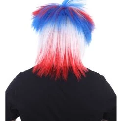 FLAGWIGS Patriotic Crazy Wig | Celebrity Wig | Premium Breathable Capless Cap