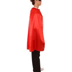 HPO Adult Women's Superhero Cape With Mask Set Cartoon Costume | Multiple Color Options Halloween Costume
