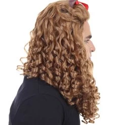 HPO Men's Mens Lion Wig | Brown Cosplay Wig | Premium Breathable Capless Cap 13 HPO Men's Mens Lion Wig | Brown Cosplay Wig | Premium Breathable Capless Cap