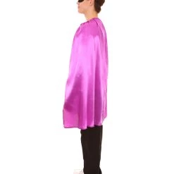 HPO Adult Women's Superhero Cape With Mask Set Cartoon Costume | Multiple Color Options Halloween Costume
