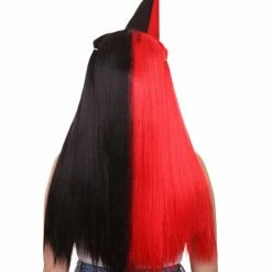 HPO Women's Womens Clown Girl Styles Wig With Hat | Character Cosplay Halloween Wig | Premium Breathable Capless Cap 12 HPO Women's Womens Clown Girl Styles Wig With Hat | Character Cosplay Halloween Wig | Premium Breathable Capless Cap