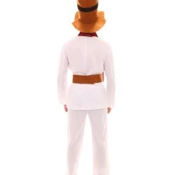 HPO Adult Men's Mr Snowman Costume | White Halloween Costume 12 HPO Adult Men's Mr Snowman Costume | White Halloween Costume
