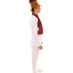HPO Adult Men's Mr Snowman Costume | White Halloween Costume 13 HPO Adult Men's Mr Snowman Costume | White Halloween Costume