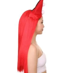 HPO Women's Womens Clown Girl Styles Wig With Hat | Character Cosplay Halloween Wig | Premium Breathable Capless Cap 13 HPO Women's Womens Clown Girl Styles Wig With Hat | Character Cosplay Halloween Wig | Premium Breathable Capless Cap