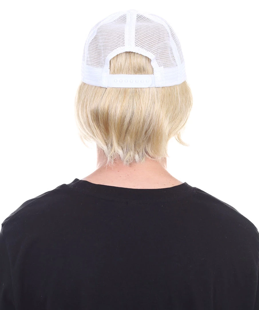 HPO President II Mens Wig W/ Make America Great Again Hat | Blonde Wig | Premium Breathable Capless Cap 3 HPO President II Mens Wig W/ Make America Great Again Hat | Blonde Wig | Premium Breathable Capless Cap