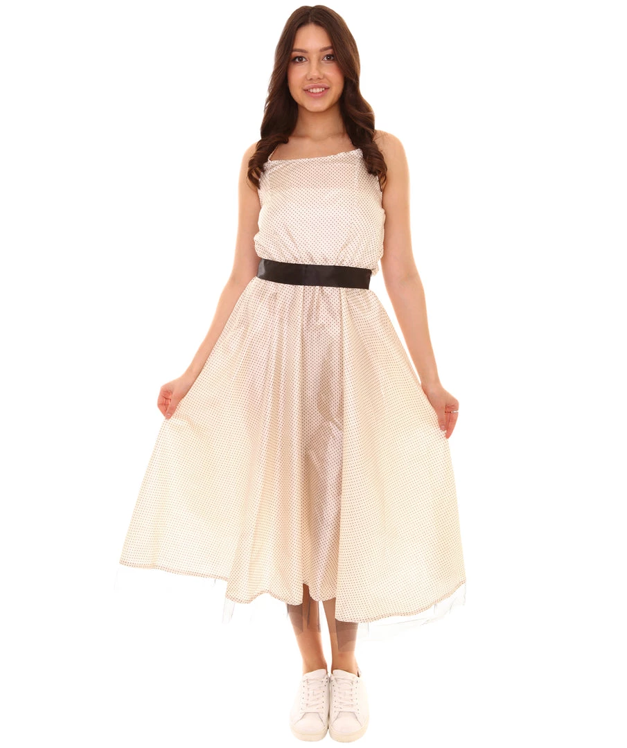 HPO Adult Women's 50s Polka Dot Dress Vintage Costume | Multi Cosplay Costume 2 HPO Adult Women's 50s Polka Dot Dress Vintage Costume | Multi Cosplay Costume