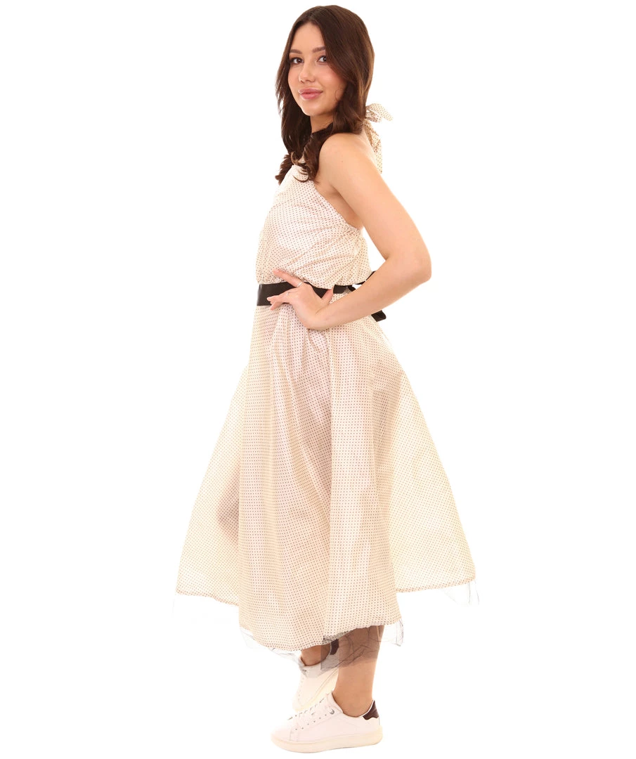 HPO Adult Women's 50s Polka Dot Dress Vintage Costume | Multi Cosplay Costume 3 HPO Adult Women's 50s Polka Dot Dress Vintage Costume | Multi Cosplay Costume