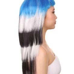 FLAGWIGS Women's South Korea Flag Sport Party Long Bob Wig | Premium Breathable Capless Cap 13 FLAGWIGS Women's South Korea Flag Sport Party Long Bob Wig | Premium Breathable Capless Cap