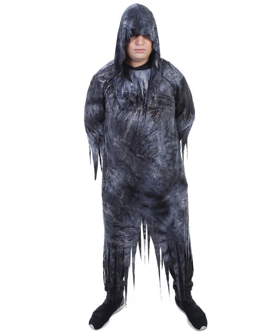 HPO Adult Men's Zombie Nightmare Scary Costume | Grey Halloween Costume 2 HPO Adult Men's Zombie Nightmare Scary Costume | Grey Halloween Costume