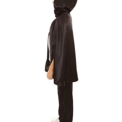 HPO Adult Men's Reversible Hooded Short Cape Costume | Multiple Color Options Halloween Costume