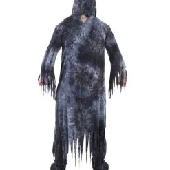 HPO Adult Men's Zombie Nightmare Scary Costume | Grey Halloween Costume 11 HPO Adult Men's Zombie Nightmare Scary Costume | Grey Halloween Costume