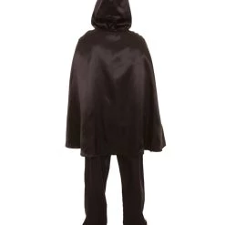 HPO Adult Men's Reversible Hooded Short Cape Costume | Multiple Color Options Halloween Costume