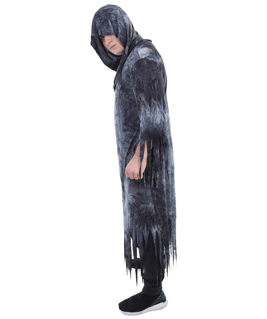 HPO Adult Men's Zombie Nightmare Scary Costume | Grey Halloween Costume 4 HPO Adult Men's Zombie Nightmare Scary Costume | Grey Halloween Costume