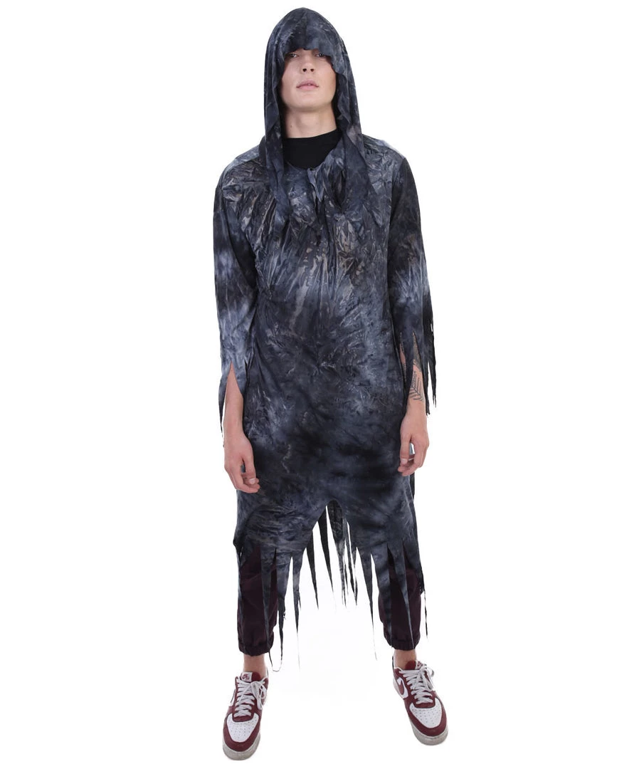 HPO Adult Men's Zombie Nightmare Scary Costume | Grey Halloween Costume 3 HPO Adult Men's Zombie Nightmare Scary Costume | Grey Halloween Costume