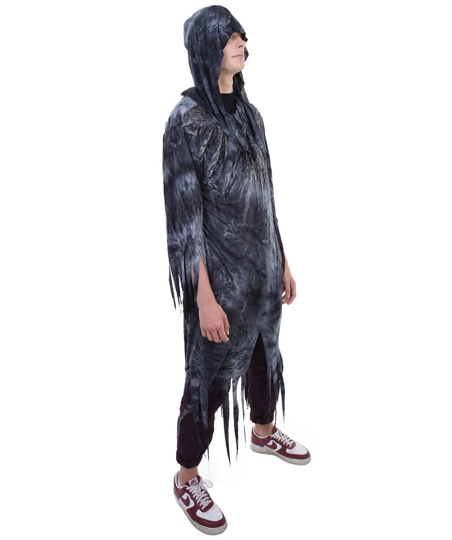 HPO Adult Men's Zombie Nightmare Scary Costume | Grey Halloween Costume 6 HPO Adult Men's Zombie Nightmare Scary Costume | Grey Halloween Costume