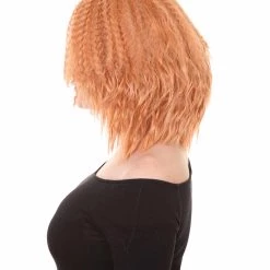 HPO Orange Curly Fashion Womens Wig | Party Ready Fancy Cosplay Halloween Wig | Premium Breathable Capless Cap Women's 11 HPO Orange Curly Fashion Womens Wig | Party Ready Fancy Cosplay Halloween Wig | Premium Breathable Capless Cap Women's