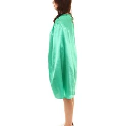 HPO Adult Women's Superhero Cape With Mask Set Cartoon Costume | Multiple Color Options Halloween Costume