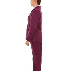 HPO 70's Rock Star | Powder Blue Suit With Dickie And Tie | Premium Halloween Costume | Multiple Color Options Men's 99 HPO 70's Rock Star | Powder Blue Suit With Dickie And Tie | Premium Halloween Costume | Multiple Color Options Men's