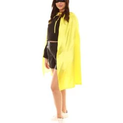 HPO Adult Women's Superhero Cape With Mask Set Cartoon Costume | Multiple Color Options Halloween Costume