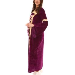 HPO Adult Women's Renaissance Costume | Purple Cosplay Costume