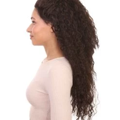 HPO Men's Womens Polynesian Princess Wig | Long Curly Wig | Premium Breathable Capless Cap 11 HPO Men's Womens Polynesian Princess Wig | Long Curly Wig | Premium Breathable Capless Cap