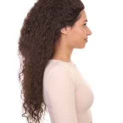 HPO Men's Womens Polynesian Princess Wig | Long Curly Wig | Premium Breathable Capless Cap 13 HPO Men's Womens Polynesian Princess Wig | Long Curly Wig | Premium Breathable Capless Cap