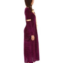 HPO Adult Women's Renaissance Costume | Purple Cosplay Costume