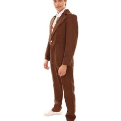 HPO 70's Rock Star | Powder Blue Suit With Dickie And Tie | Premium Halloween Costume | Multiple Color Options Men's 91 HPO 70's Rock Star | Powder Blue Suit With Dickie And Tie | Premium Halloween Costume | Multiple Color Options Men's