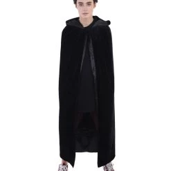 HPO Adult Men's Reversible Hooded Cape Costume | Multiple Color Option Cosplay Costume 30 HPO Adult Men's Reversible Hooded Cape Costume | Multiple Color Option Cosplay Costume