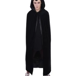 HPO Adult Men's Reversible Hooded Cape Costume | Multiple Color Option Cosplay Costume 32 HPO Adult Men's Reversible Hooded Cape Costume | Multiple Color Option Cosplay Costume