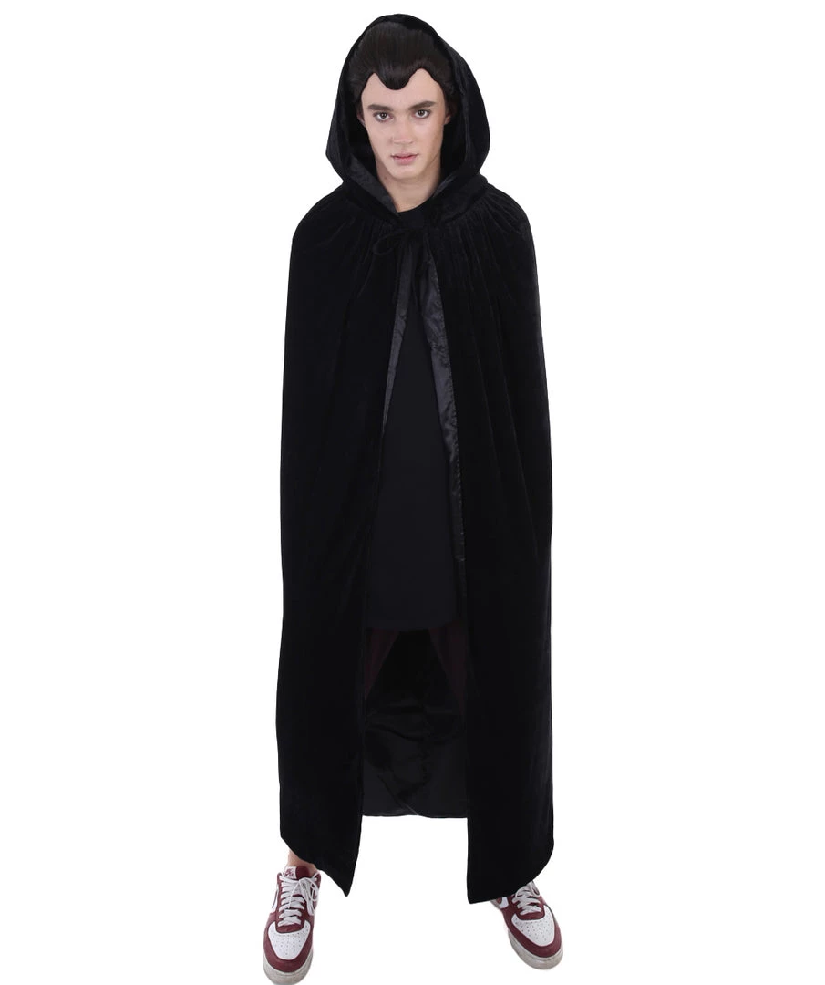 HPO Adult Men's Reversible Hooded Cape Costume | Multiple Color Option Cosplay Costume 16 HPO Adult Men's Reversible Hooded Cape Costume | Multiple Color Option Cosplay Costume