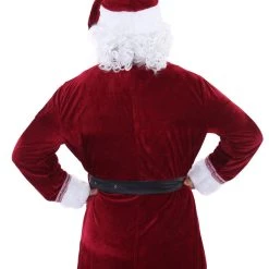 HPO Adult Men's Deluxe Classic Santa Claus Suit Costume | Multi Christmas Costume 12 HPO Adult Men's Deluxe Classic Santa Claus Suit Costume | Multi Christmas Costume