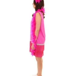HPO Adult Women's 20's Flapper Costume | Fuchsia Cosplay Costume