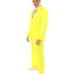 HPO 70's Rock Star | Powder Blue Suit With Dickie And Tie | Premium Halloween Costume | Multiple Color Options Men's 84 HPO 70's Rock Star | Powder Blue Suit With Dickie And Tie | Premium Halloween Costume | Multiple Color Options Men's