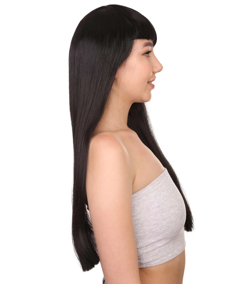 HPO Vampire Black Mens Wig | Horror Sexy Cosplay Party Halloween Wig | Premium Breathable Capless Cap Men's 5 HPO Vampire Black Mens Wig | Horror Sexy Cosplay Party Halloween Wig | Premium Breathable Capless Cap Men's