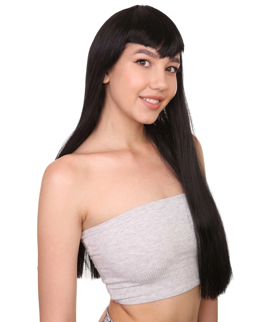 HPO Vampire Black Mens Wig | Horror Sexy Cosplay Party Halloween Wig | Premium Breathable Capless Cap Men's 6 HPO Vampire Black Mens Wig | Horror Sexy Cosplay Party Halloween Wig | Premium Breathable Capless Cap Men's