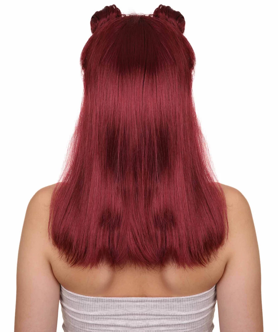 HPO Women's 40s Pin Up Girl Brown Womens Wig | Cosplay Halloween Wig | Premium Breathable Capless Cap 4 HPO Women's 40s Pin Up Girl Brown Womens Wig | Cosplay Halloween Wig | Premium Breathable Capless Cap